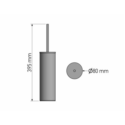 Επιδαπέδιο Πιγκάλ Βαρέως Τύπου Bronze Mat SANCO 90518-M25