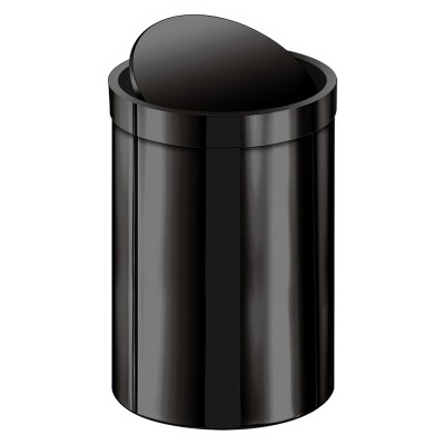 Χαρτοδοχείο Ανοιχτό 12lt Gun Metal SANCO Open Bins 90674-A23
