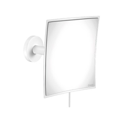 Επιτοίχιος Μεγεθυντικός Καθρέπτης Μπάνιου W17xD125xH17cm White Mat SANCO Cosmetic Mirrors MR-202-M101