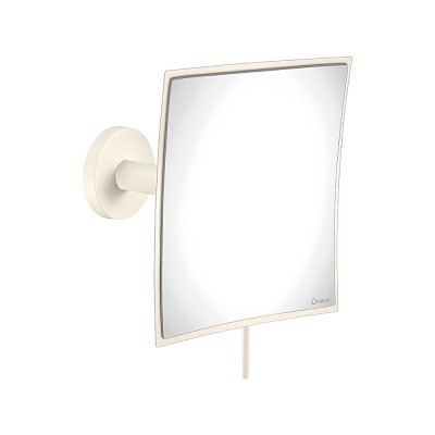 Επιτοίχιος Μεγεθυντικός Καθρέπτης Μπάνιου W17xD125xH17cm Beige Mat SANCO Cosmetic Mirrors MR-202-M102