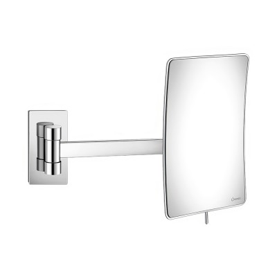 Επιτοίχιος Μεγεθυντικός Καθρέπτης Μπάνιου W15xD335xH21cm Chrome SANCO Cosmetic Mirrors MR-305-A03