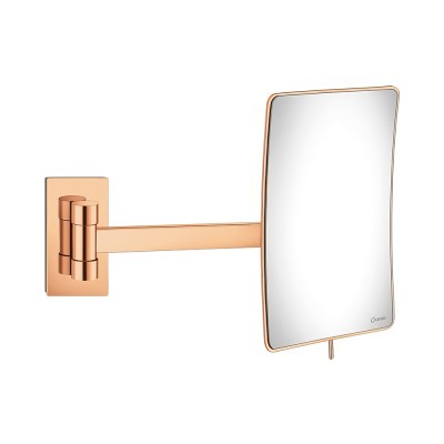 Μεγεθυντικός Καθρέπτης x3 W15xD335xH21cm Rose Gold 24Κ SANCO Cosmetic Mirrors MR-305-A06