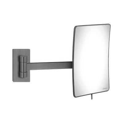 Μεγεθυντικός Καθρέπτης x3 W15xD335xH21cm Brushed Gun Metal SANCO Cosmetic Mirrors MR-305-AB23