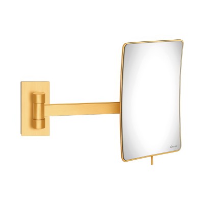 Μεγεθυντικός Καθρέπτης x3 W15xD335xH21cm Brushed Gold 24K SANCO Cosmetic Mirrors MR-305-AB5
