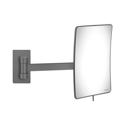 Μεγεθυντικός Καθρέπτης x3 W15xD335xH21cm Anthracite Grained SANCO Cosmetic Mirrors MR-305-M118