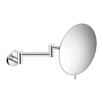 Επιτοίχιος Μεγεθυντικός Καθρέπτης 2 Όψεων x3 (Διπλό Ø20xD36cm Chrome SANCO Cosmetic Mirrors MR-701-A03