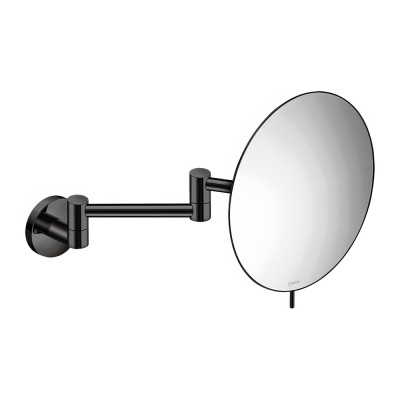 Μεγεθυντικός Καθρέπτης x3 (Διπλό Βραχίονα) Ø20xD36cm Gun Metal SANCO Cosmetic Mirrors MR-701-A23