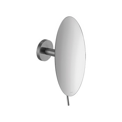 Επιτοίχιος Μεγεθυντικός Καθρέπτης x3 Ø20xD12cm Brushed Gun Metal SANCO Cosmetic Mirrors MR-702-AB23