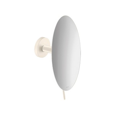 Επιτοίχιος Μεγεθυντικός Καθρέπτης Μπάνιου Ø20xD12cm Beige Mat SANCO Cosmetic Mirrors MR-702-M102