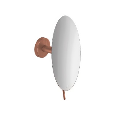 Επιτοίχιος Μεγεθυντικός Καθρέπτης x3 Ø20xD12cm Old Copper Mat SANCO Cosmetic Mirrors MR-702-M26