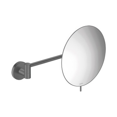 Επιτοίχιος Μεγεθυντικός Καθρέπτης Μπάνιου Ø20xD335cm Anthracite Grained SANCO Cosmetic Mirrors MR-705-M118