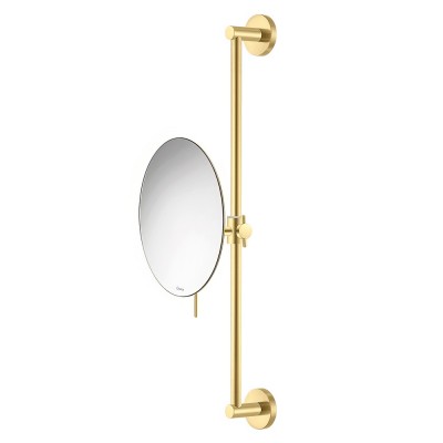 Μεγεθυντικός Καθρέπτης x3 Ø20xD13xH54cm Brushed Brass SANCO Cosmetic Mirrors MR-708-AB12