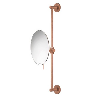 Μεγεθυντικός Καθρέπτης x3 Ø20xD13xH54cm Old Copper Mat SANCO Cosmetic Mirrors MR-708-M26
