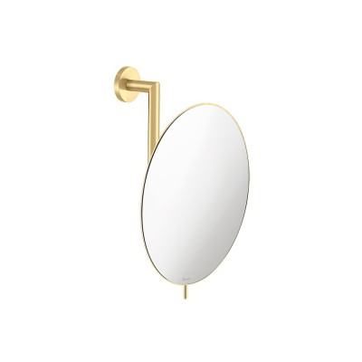 Μεγεθυντικός Καθρέπτης x5 Ø25xD13xH30cm Brushed Brass SANCO Cosmetic Mirrors MR-764-AB12