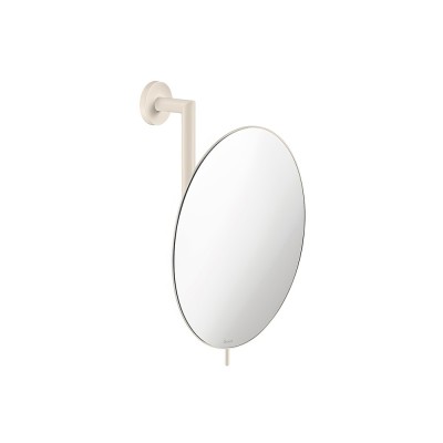 Μεγεθυντικός Καθρέπτης x5 Ø25xD13xH30cm Beige Mat SANCO Cosmetic Mirrors MR-764-M102
