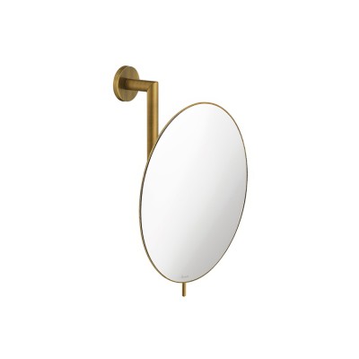 Μεγεθυντικός Καθρέπτης x5 Ø25xD13xH30cm Bronze Mat SANCO Cosmetic Mirrors MR-764-M25