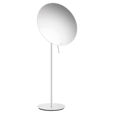 Μεγεθυντικός Καθρέπτης x5 Ø25xH60cm White Mat SANCO Cosmetic Mirrors MR-766-M101