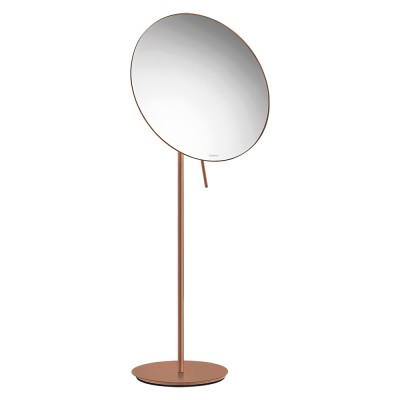 Μεγεθυντικός Καθρέπτης x5 Ø25xH60cm Old Copper Mat SANCO Cosmetic Mirrors MR-766-M26