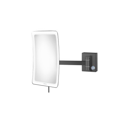 Μεγεθυντικός Καθρέπτης x3 με LED 18x275x24cm Graphite Dark SANCO Led Cosmetic Mirrors MRLED-305-122