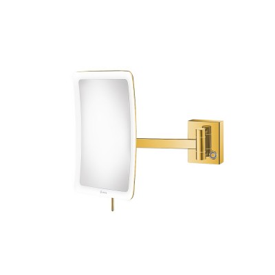 Μεγεθυντικός Καθρέπτης x3 με LED 18x275x24cm Gold 24Κ SANCO Led Cosmetic Mirrors MRLED-305-A05