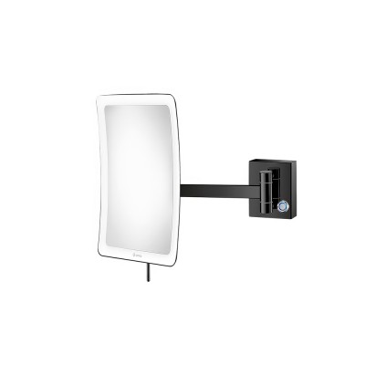 Μεγεθυντικός Καθρέπτης x3 με LED 18x275x24cm Gun Metal SANCO Led Cosmetic Mirrors MRLED-305-A23