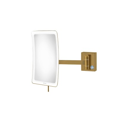 Μεγεθυντικός Καθρέπτης x3 με LED 18x275x24cm Bronze Mat SANCO Led Cosmetic Mirrors MRLED-305-M25