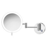 Μεγεθυντικός Καθρέπτης x3 με LED Ø20xD38cm Chrome SANCO Led Cosmetic Mirrors MRLED-701-A03