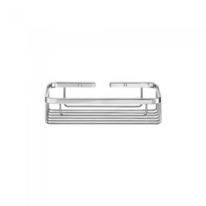 Σπογγοθήκη Παραλληλόγραμμη W26.5xD12.5xH7cm Chrome Sanco Shower Baskets 00003-A03