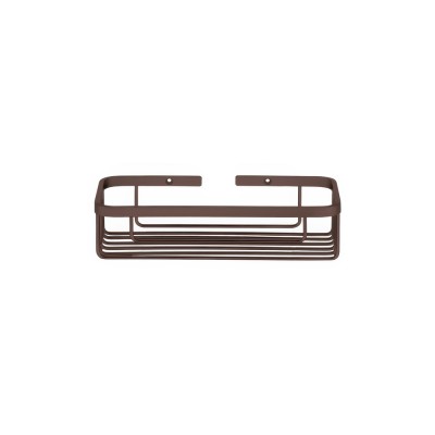 Σπογγοθήκη Παραλληλόγραμμη W26.5xD12.5xH7cm Wenge Grained Sanco Shower Baskets 00003-A75