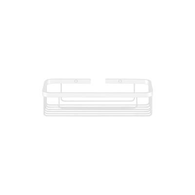 Σπογγοθήκη Παραλληλόγραμμη W26.5xD12.5xH7cm White Mat Sanco Shower Baskets 00003-M101