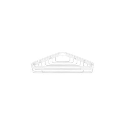 Σπογγοθήκη Γωνιακή W20xD12xH3cm White Mat Sanco Shower Baskets 00006-M101