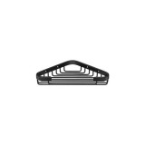 Σπογγοθήκη Γωνιακή W20xD12xH3cm Black Mat Sanco Shower Baskets 00006-M116
