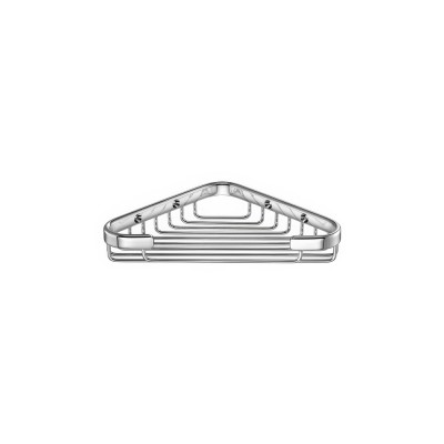 Σπογγοθήκη Γωνιακή W24xD15xH3cm Chrome Sanco Shower Baskets 00007-A03
