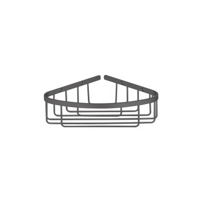 Γωνιακή Θήκη W27xD21xH7cm Graphite Dark Sanco Shower Baskets 00008-122