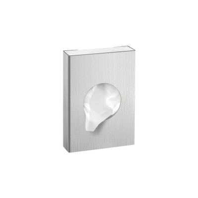Θήκη για σακουλάκια υγιεινής (AISI 304) W9xD2.5xH13cm Mat Inox Sanco Tissue Dispensers 00098-M90