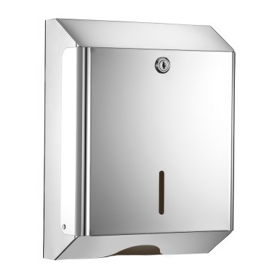 Θήκη για χειροπετσέτες (AISI 304) W25xD12.5xH33cm Inox Sanco Tissue Dispensers 00099-A90