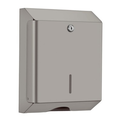 Θήκη για χειροπετσέτες (AISI 304) W25xD12.5xH33cm Cement Gray Mat Sanco Tissue Dispensers 00099-M104