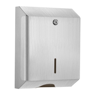 Θήκη για χειροπετσέτες (AISI 304) W25xD12.5xH33cm PVD Nickel Steel Sanco Tissue Dispensers 00099-PVD-11BR