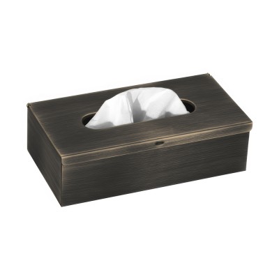 Χαρτομαντηλοθήκη Τοίχου (AISI 304) W25xD13xH7.5cm Dark Bronze Mat Sanco Tissue Dispensers 00102-DM25