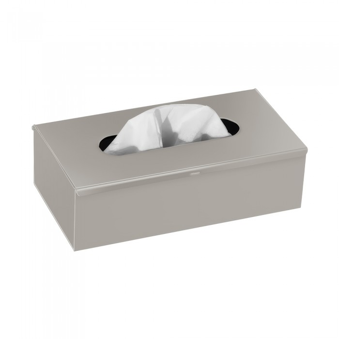 Χαρτομαντηλοθήκη Τοίχου (AISI 304) W25xD13xH7.5cm Cement Gray Mat Sanco Tissue Dispensers 00102-M104