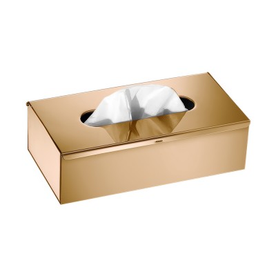 Χαρτομαντηλοθήκη Τοίχου (AISI 304) W25xD13xH7.5cm PVD Warm Bronze Polished Sanco Tissue Dispensers 00102-PVD-01PL