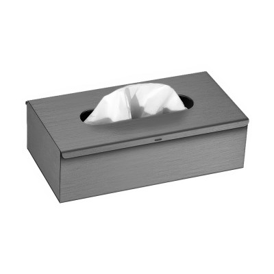 Χαρτομαντηλοθήκη Τοίχου (AISI 304) W25xD13xH7.5cm PVD Gun Metal Brushed Sanco Tissue Dispensers 00102-PVD-05BR