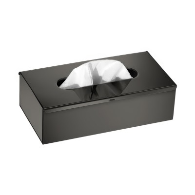 Χαρτομαντηλοθήκη Τοίχου (AISI 304) W25xD13xH7.5cm PVD Gun Metal Polished Sanco Tissue Dispensers 00102-PVD-05PL