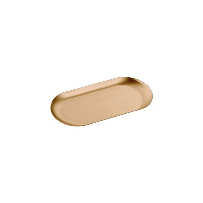 Δίσκος Πολλαπλών Χρήσεων (AISI 304) W17.5xD8.5xH1cm PVD Warm Bronze Brushed Sanco Hotel Amenities 00121-PVD-01BR