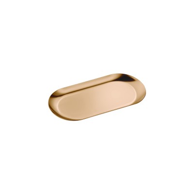 Δίσκος Πολλαπλών Χρήσεων (AISI 304) W17.5xD8.5xH1cm PVD Warm Bronze Polished Sanco Hotel Amenities 00121-PVD-01PL