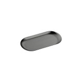 Δίσκος Πολλαπλών Χρήσεων (AISI 304) W17.5xD8.5xH1cm PVD Gun Metal Brushed Sanco Hotel Amenities 00121-PVD-05BR