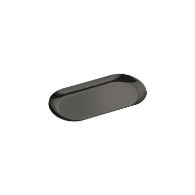 Δίσκος Πολλαπλών Χρήσεων (AISI 304) W17.5xD8.5xH1cm PVD Gun Metal Polished Sanco Hotel Amenities 00121-PVD-05PL