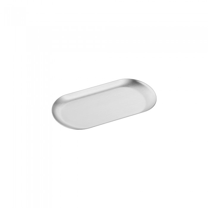Δίσκος Πολλαπλών Χρήσεων (AISI 304) W17.5xD8.5xH1cm PVD Nickel Steel Sanco Hotel Amenities 00121-PVD-11BR