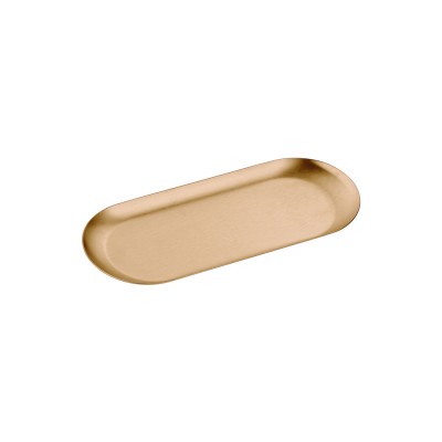 Δίσκος Πολλαπλών Χρήσεων (AISI 304) W22.5xD9xH1cm PVD Warm Bronze Brushed Sanco Hotel Amenities 00122-PVD-01BR
