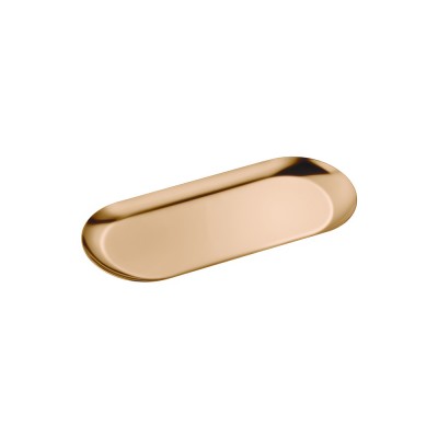 Δίσκος Πολλαπλών Χρήσεων (AISI 304) W22.5xD9xH1cm PVD Warm Bronze Polished Sanco Hotel Amenities 00122-PVD-01PL
